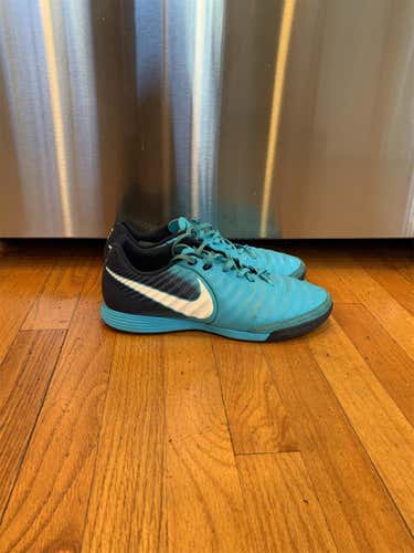 Blue Men's Indoor Nike Tiempo legend Cleats