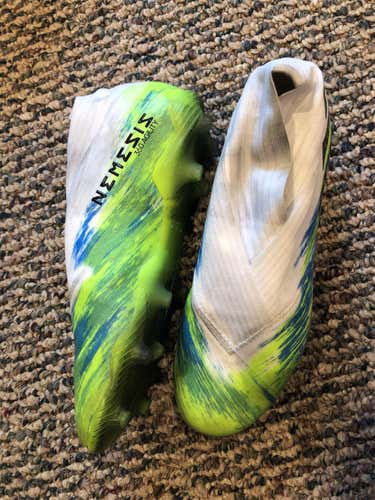 White Unisex Size 4.5 (Women's 5.5) Adidas Nemeziz 19+ FG Cleats