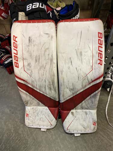 Used Senior Small 33+1 Bauer Supreme 2S Pro Goalie Leg Pads