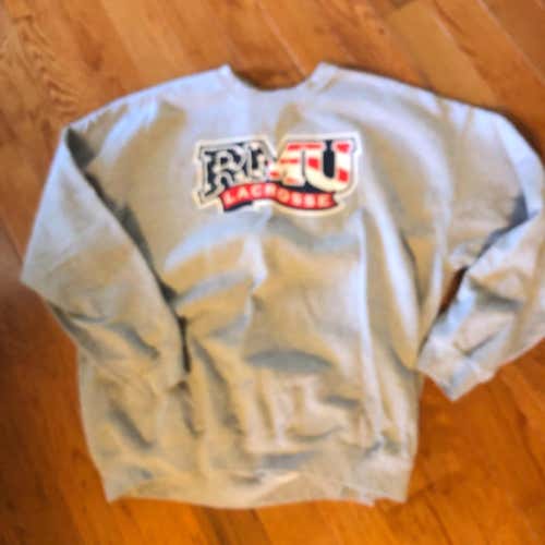Robert Morris University Lacrosse Gray Used Unisex Adult XL Other Sweatshirt