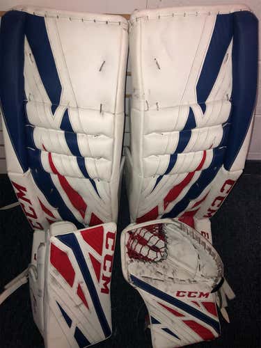 Used 34" CCM Regular Extreme flex 4.9 Goalie Full Set