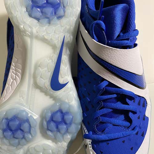 Blue Men's Turf Cleats Low Cut