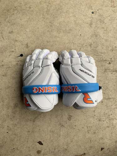 White New Player's STX Surgeon 400 13" Lacrosse Gloves