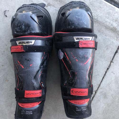 Used Bauer Vapor 1X Shin Pads