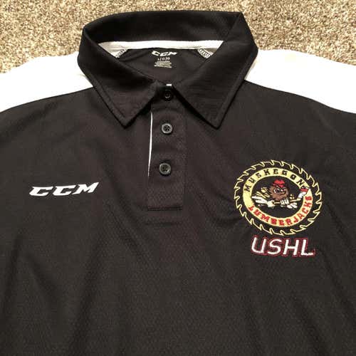 NEW Lumberjacks  Large CCM Polo
