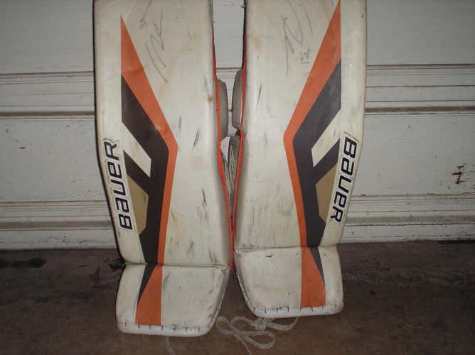 Used 35" Bauer Supreme 1S Goalie Leg Pads