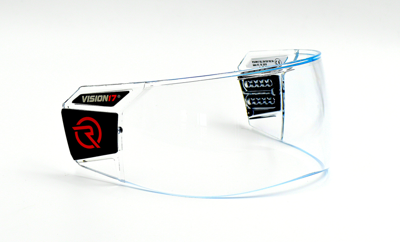 2-PACK Hiro-7 PRO Hockey Visor (CE Certified) Straight-Modified