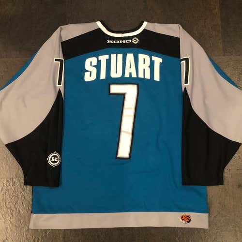 KOHO San Jose Sharks STUART Road Jersey LARGE