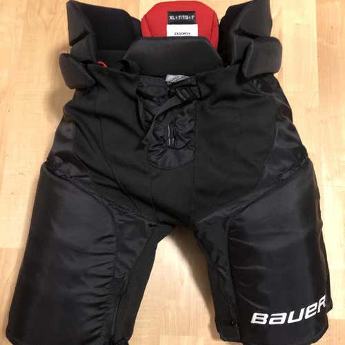 Black Senior XL Bauer Vapor custom pro Pro Stock Hockey Pants