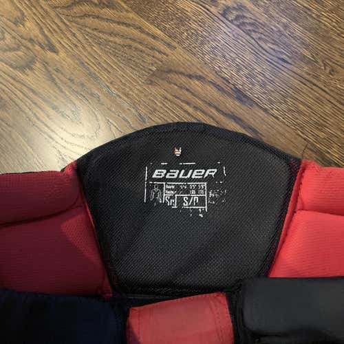 Black Senior Small Bauer Vapor 1X Hockey Goalie Pants