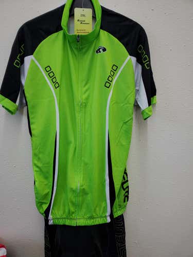 Green Men's New Adult XXL Other Cycling Jersey bundled with hawk jersey
