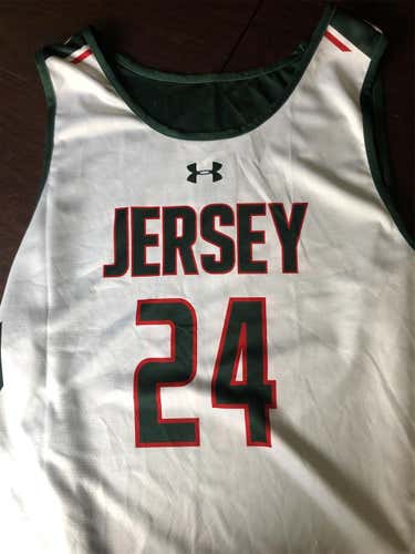 White Adult Large Under Armour All America Jersey