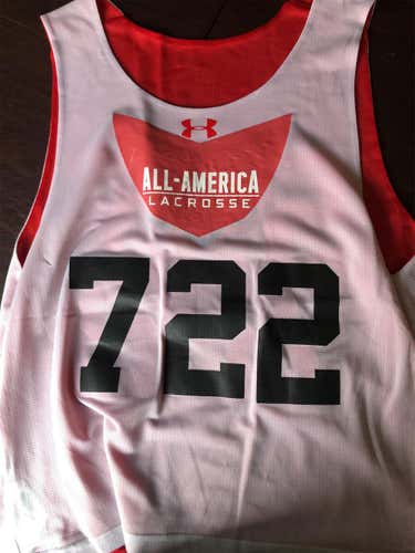 White Adult Large Under Armour Jersey