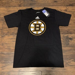 Boston Bruins NHL Adidas Black The Go To Short Sleeve T-Shirt Size Medium