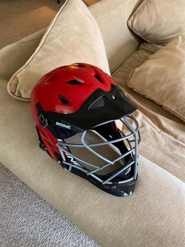Red Adult Player's Brine Helmet