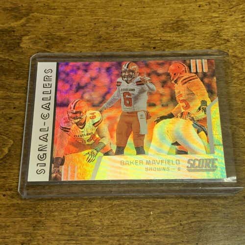 Baker Mayfield Cleveland Browns 2019 Panini Score Football Signal Callers Insert