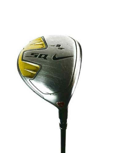 Nike SQ Sasquatch Size 3 15 Degree Right Handed Stiff Wood Golf Clubs