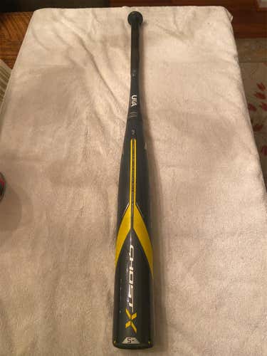 Kid Pitch (9YO-13YO)  Composite Ghost X (-5) 27 oz 32" Bat