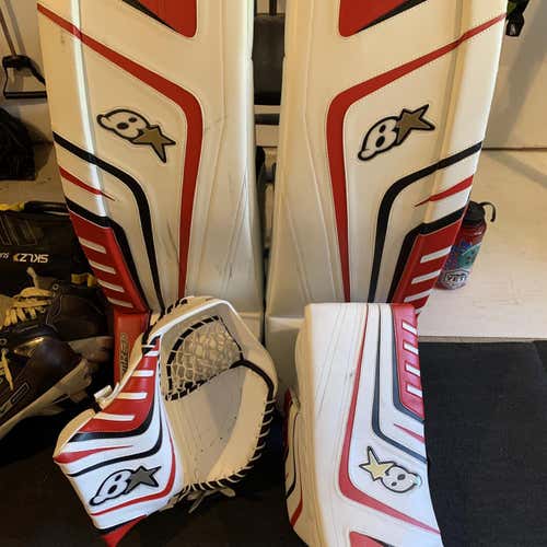 Used 34" Regular Optik Goalie Full Set