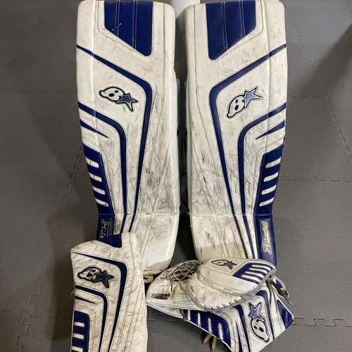 Blue Senior 34" Regular Optik  Goalie Full Set