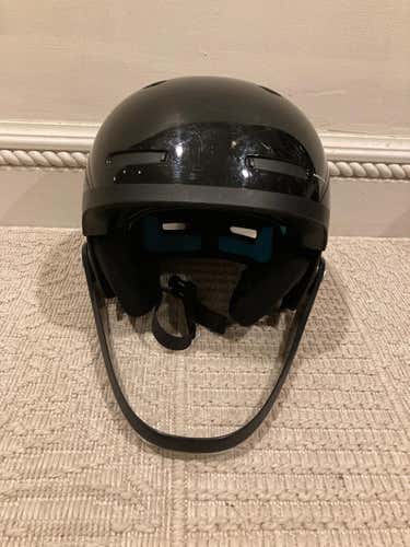 Black Medium/Large POC Artic SL Spin Helmet FIS Legal w/ Chin Bar
