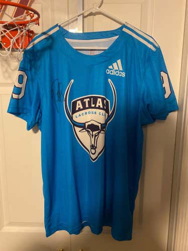 Blue  XL Adidas Jersey Signed By Paul Rabil
