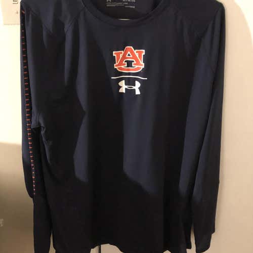 Auburn Tigers UA Mens NCAA Sideline LS Tee XL