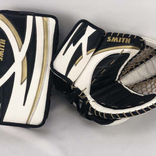 Pete Smith Gloves Gold Black White Excellent
