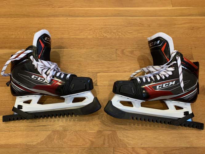 New Senior CCM Jetspeed FT480 Hockey Goalie Skates Regular Width Size 10
