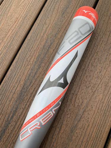 White Kid Pitch (9YO-13YO) 2020 Composite F20 CRBN (-13) 17 oz 30" Bat