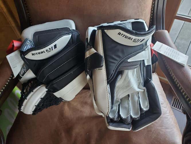 White New Senior Warrior Regular Ritual G3 Blocker/glove