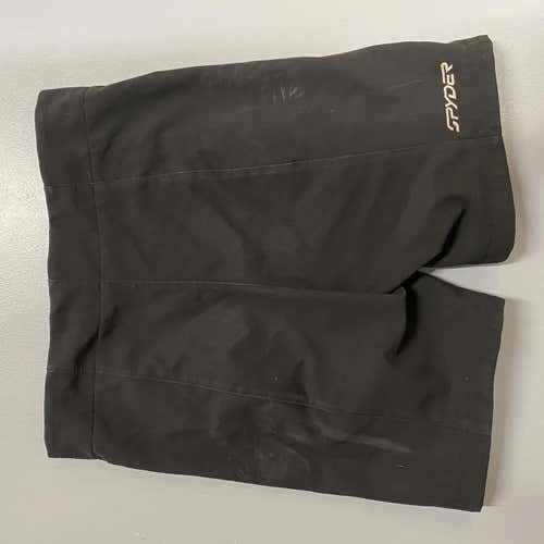 Black Adult Medium Spyder Shorts