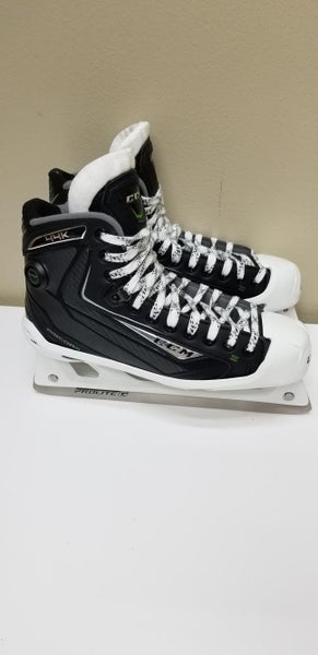 Senior New CCM RibCor 44K Hockey Goalie Skates Extra Wide Width Size 9