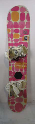 Used Burton Ginger Snowboard 141cm With Bindings (SY276)