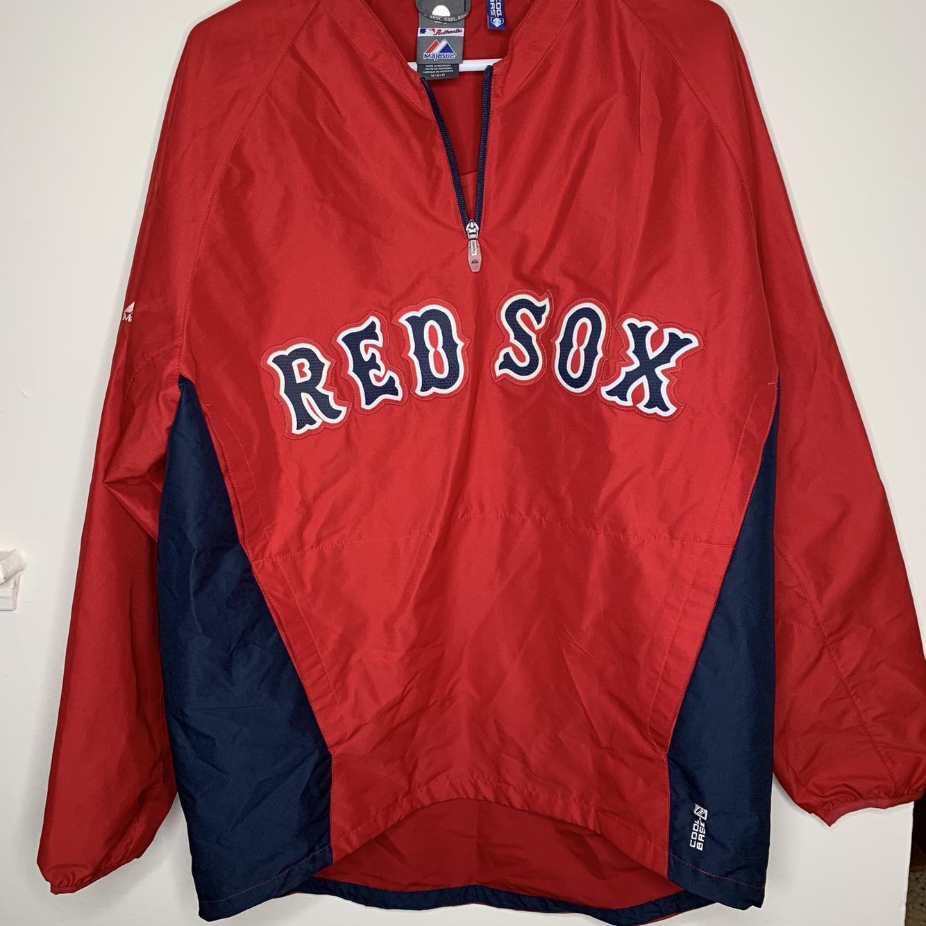 red sox on field jacket