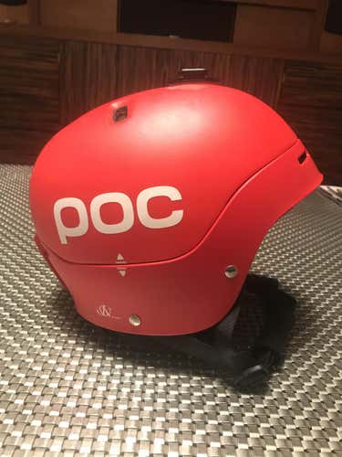 Used POC Frontal Helmet, Large, Red, Great Shape