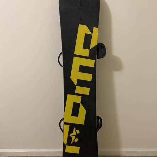 Rome Metal 154 Snowboard with Burton Bindings