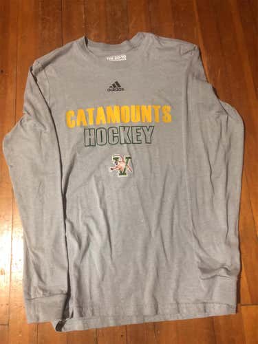 Gray UVM Women’s Hockey Adidas Shirt