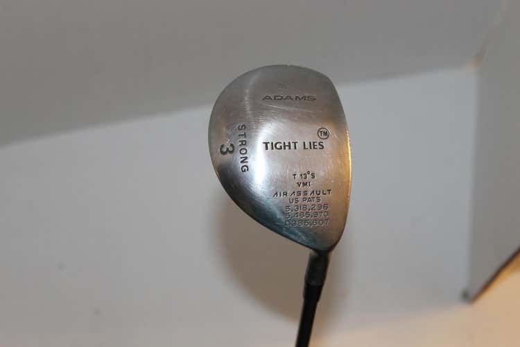 Used Men's Adams Right Handed Tight Lies Fairway Wood Stiff Flex Strong 3 Wood
