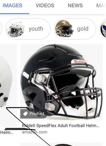 New Large Riddell Speedflex R41195 Helmet