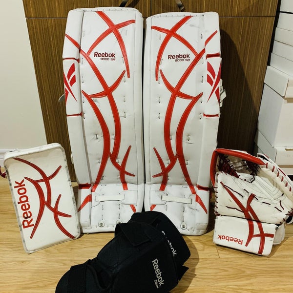 Reebok Revoke 9000 White Senior 34" Regular Goalie Full Set
