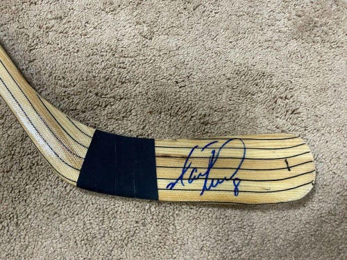MARK RECCHI 97'98 Signed Montreal Canadiens HOF NHL Game Used Hockey Stick COA