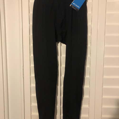 Black Adult Large Columbia Base Layers Omni Heat Compression