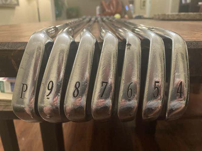 Mizuno MP60 4-PW Iron Set 7 Clubs Stiff +3/4” w Nice Golf Pride CP2 Wrap Grips