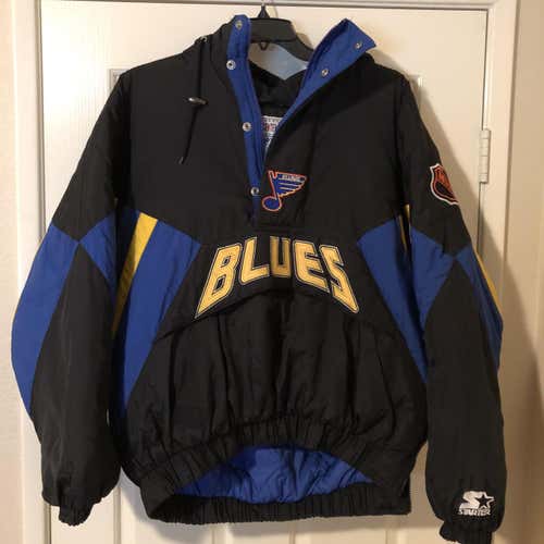 Vintage St. Louis Blues Pullover Starter Jacket Men’s Large