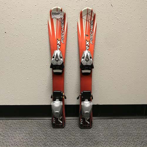 Used Fischer Rxc 70 Cm Downhill Ski Boys Combo