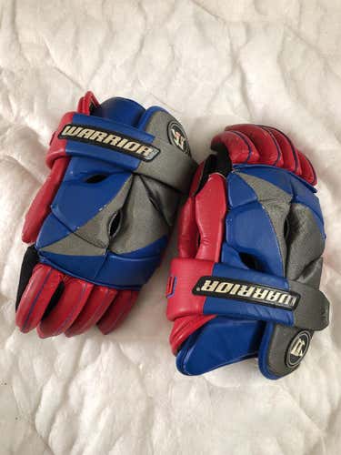Used Player's Warrior  Lacrosse Gloves