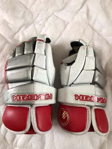 Used Player's Maverik Dynasty  Lacrosse Gloves