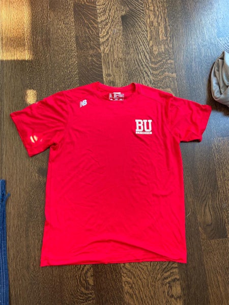 BU Lacrosse Team Issued New Balance Performance T-Shirt Large