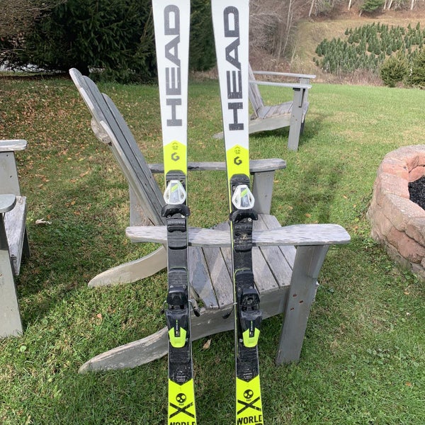 Used Racing World Cup Rebels i.SL RD With Bindings Skis